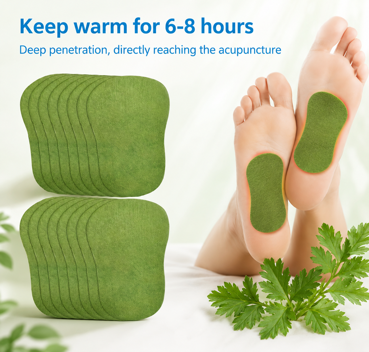 Mugwort Foot Relaxation Patches (38Pcs)