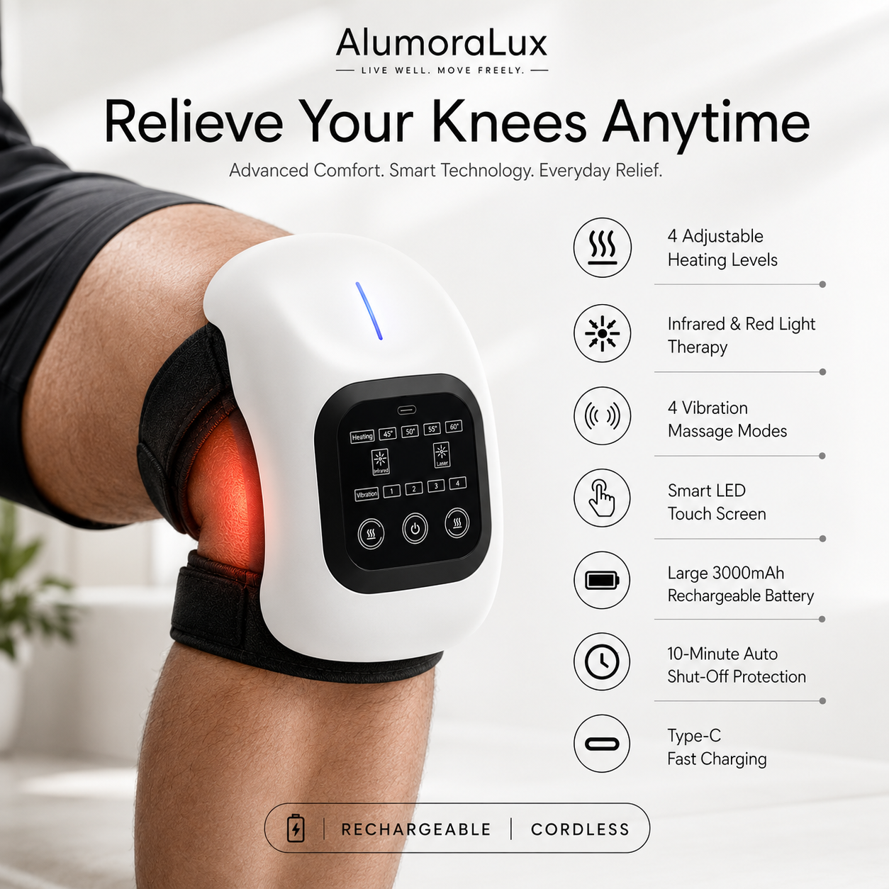 4-Level Knee Therapy Device