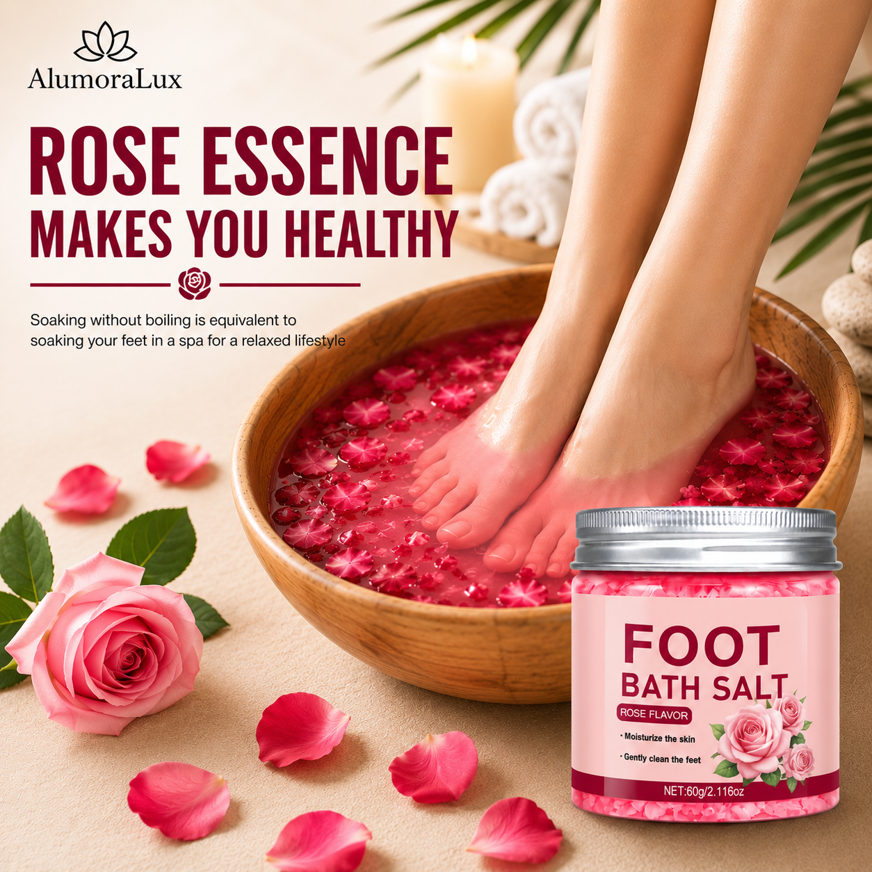 3-Jar Foot Bath Salts Cleansing Kit