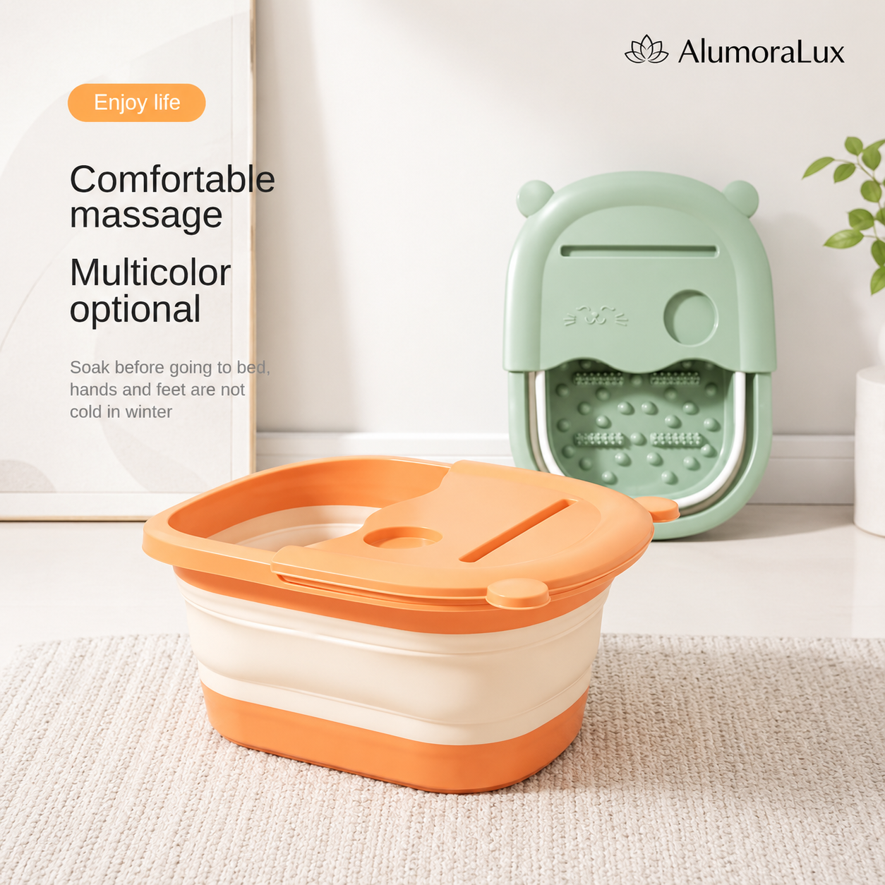 Foldable Foot Bath Tub