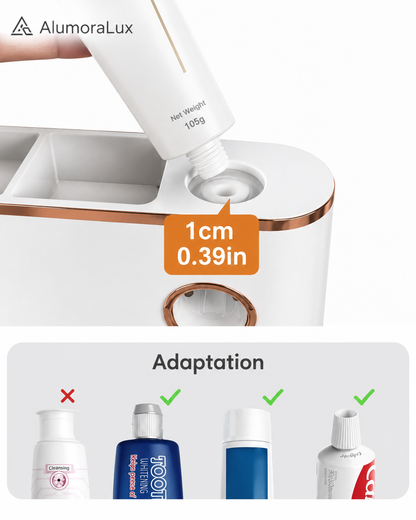 Multi-Purpose Toothbrush Holder