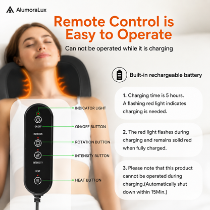 4-In-1 3D Kneading Massage Pillow