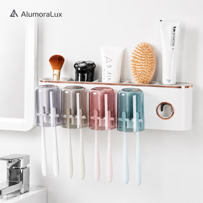 Multi-Purpose Toothbrush Holder