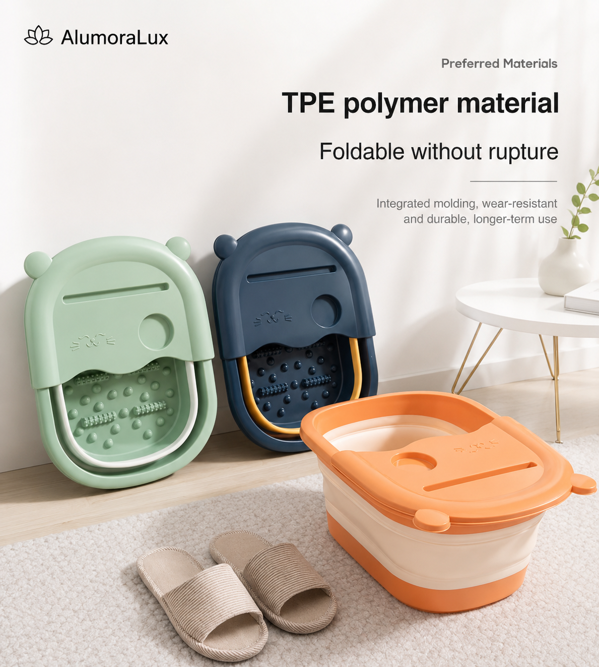 Foldable Foot Bath Tub