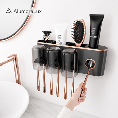Multi-Purpose Toothbrush Holder