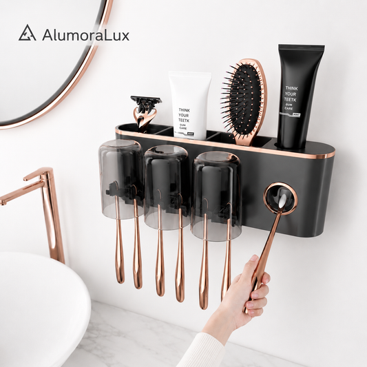 Multi-Purpose Toothbrush Holder