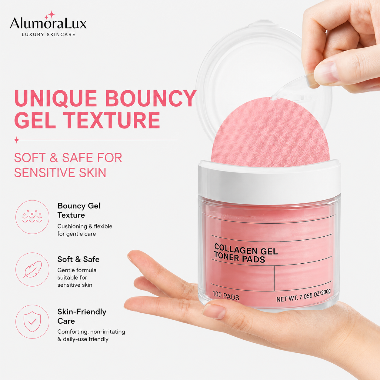 Collagen Toner Pads (100Pcs)
