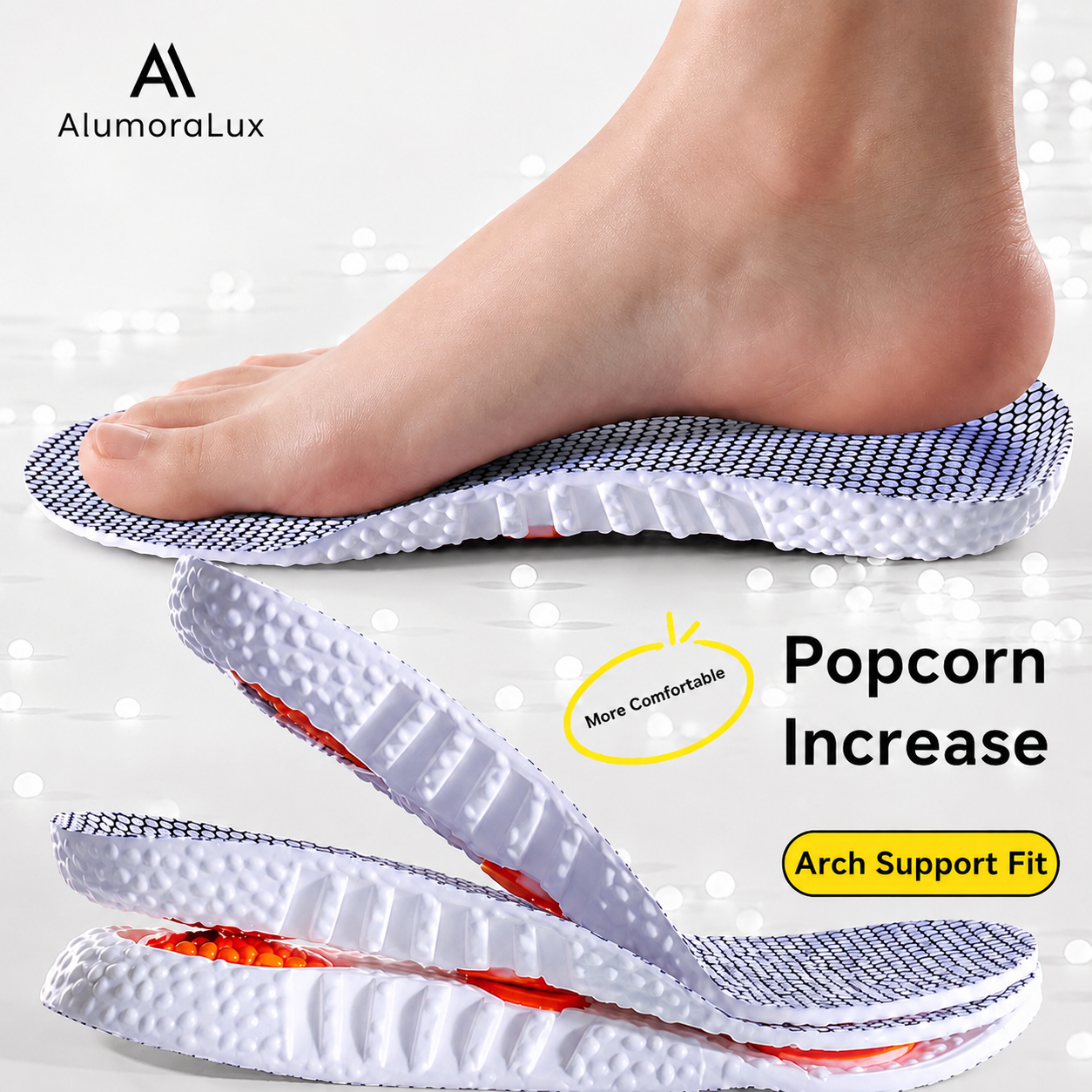 2 Pairs Of Cloud Insoles And Heel Pads