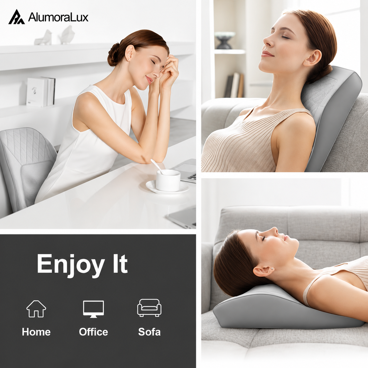 4-In-1 3D Kneading Massage Pillow