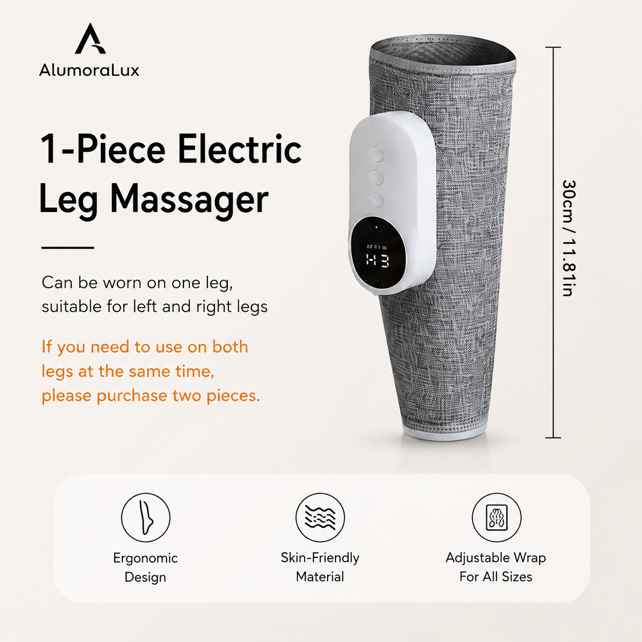 1-Piece Electric Leg Massager
