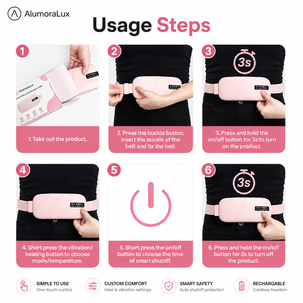 Electric Menstruation Heating Pad