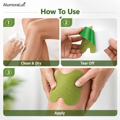 Herbal Knee Relief Patches (80Pcs)