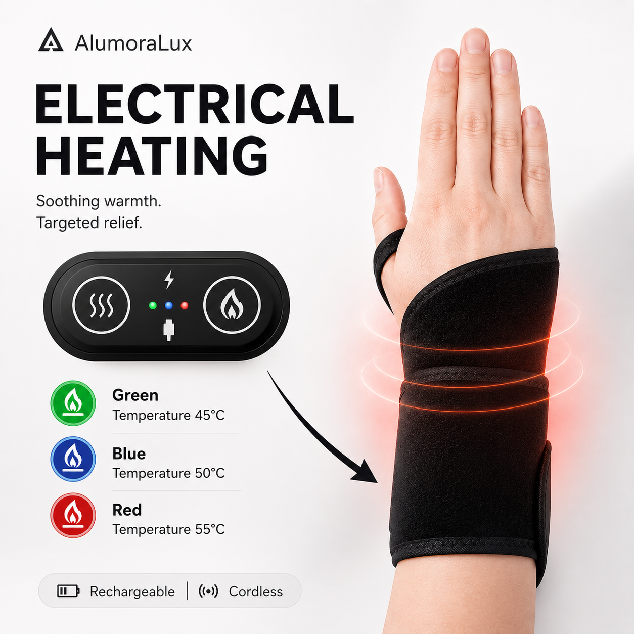 Universal Heated Wrist Support